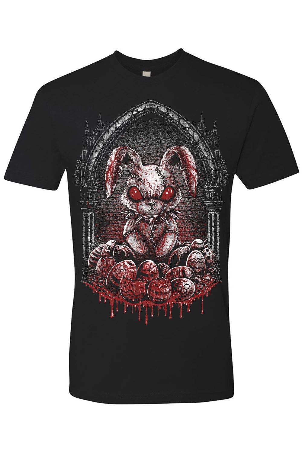 vampirefreaks - Maglietta con coniglietto pasquale insanguinato