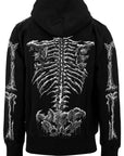 vampirefreaks - Felpa con cappuccio Dead Inside Skeleton