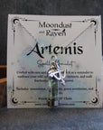 Moondust and Raven - Collana Amuleto con Barattolo di Incantesimi di Artemide, Gioielli di Cristallo Stregati