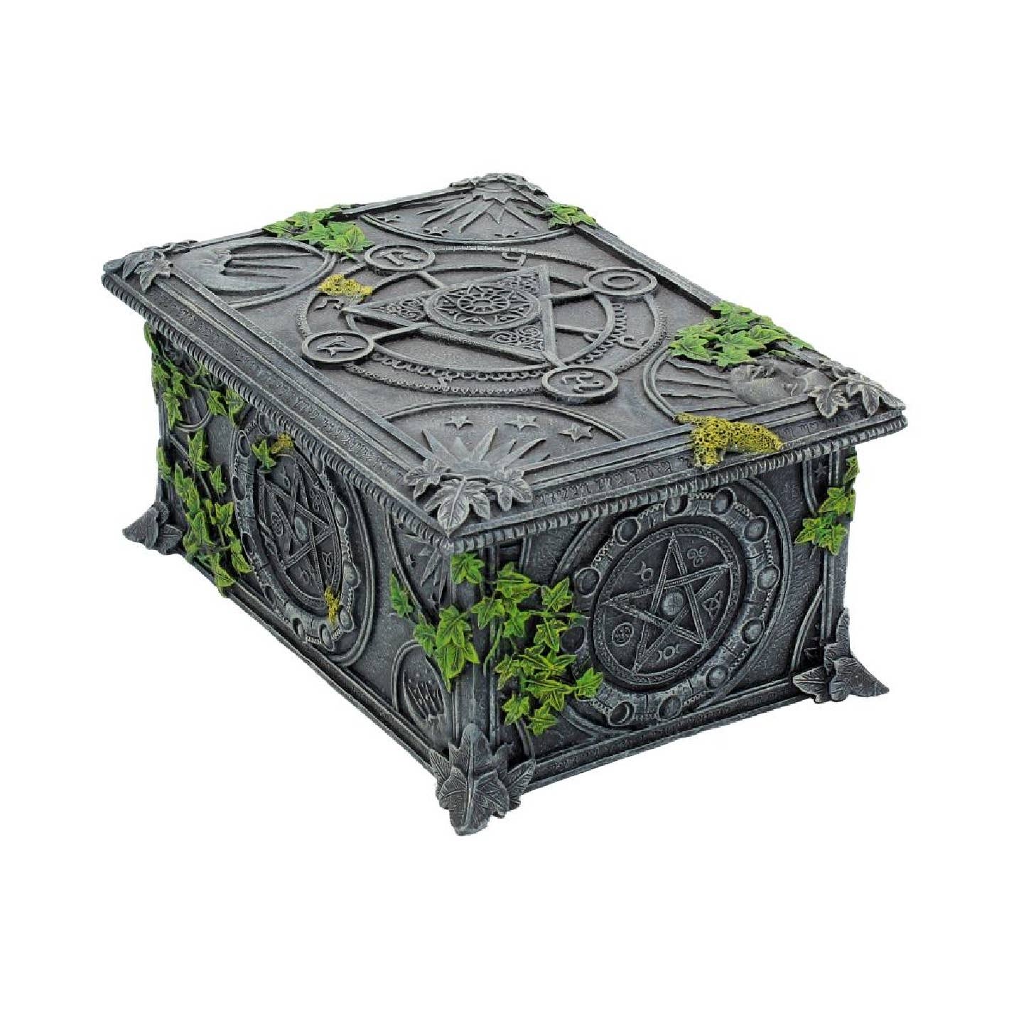 Nemesis Now - Scatola per tarocchi con pentagramma Wiccan da 17,5 cm
