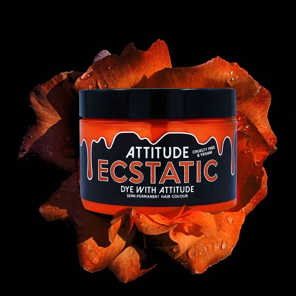 Attitude Hair Dye - Tintura per capelli Ecstatic Orange, vegana, cruelty-free