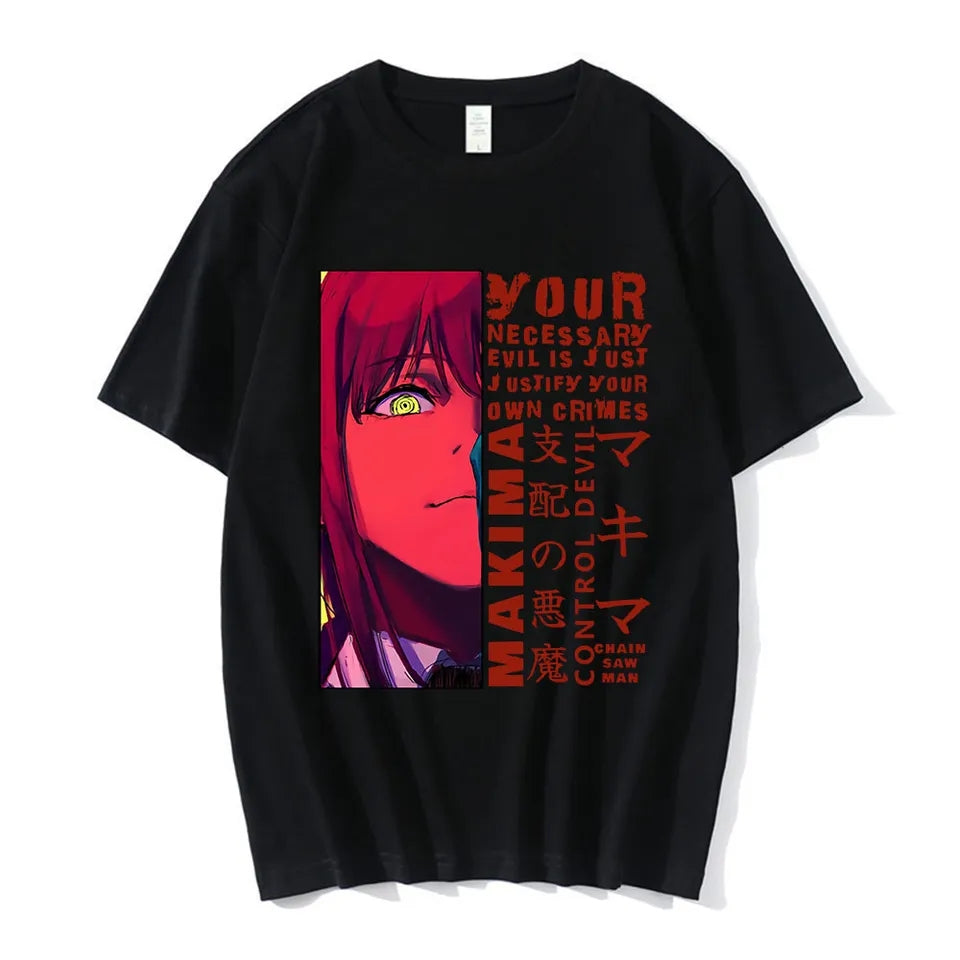 T-shirt Chainsawman Makima quote