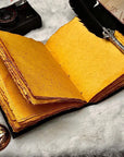 R K Handicrafts and Exporters - Taccuino in Pelle Vintage con Rilievo di Harry Potter