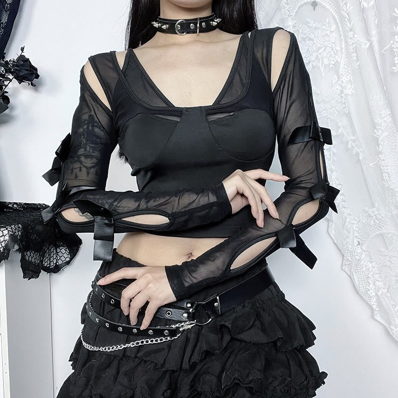 Maglia crop top