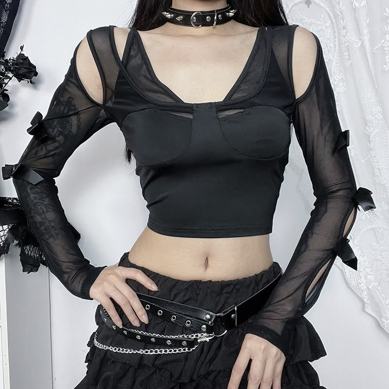 Maglia crop top