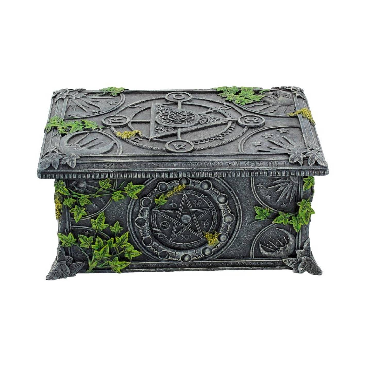 Nemesis Now - Scatola per tarocchi con pentagramma Wiccan da 17,5 cm