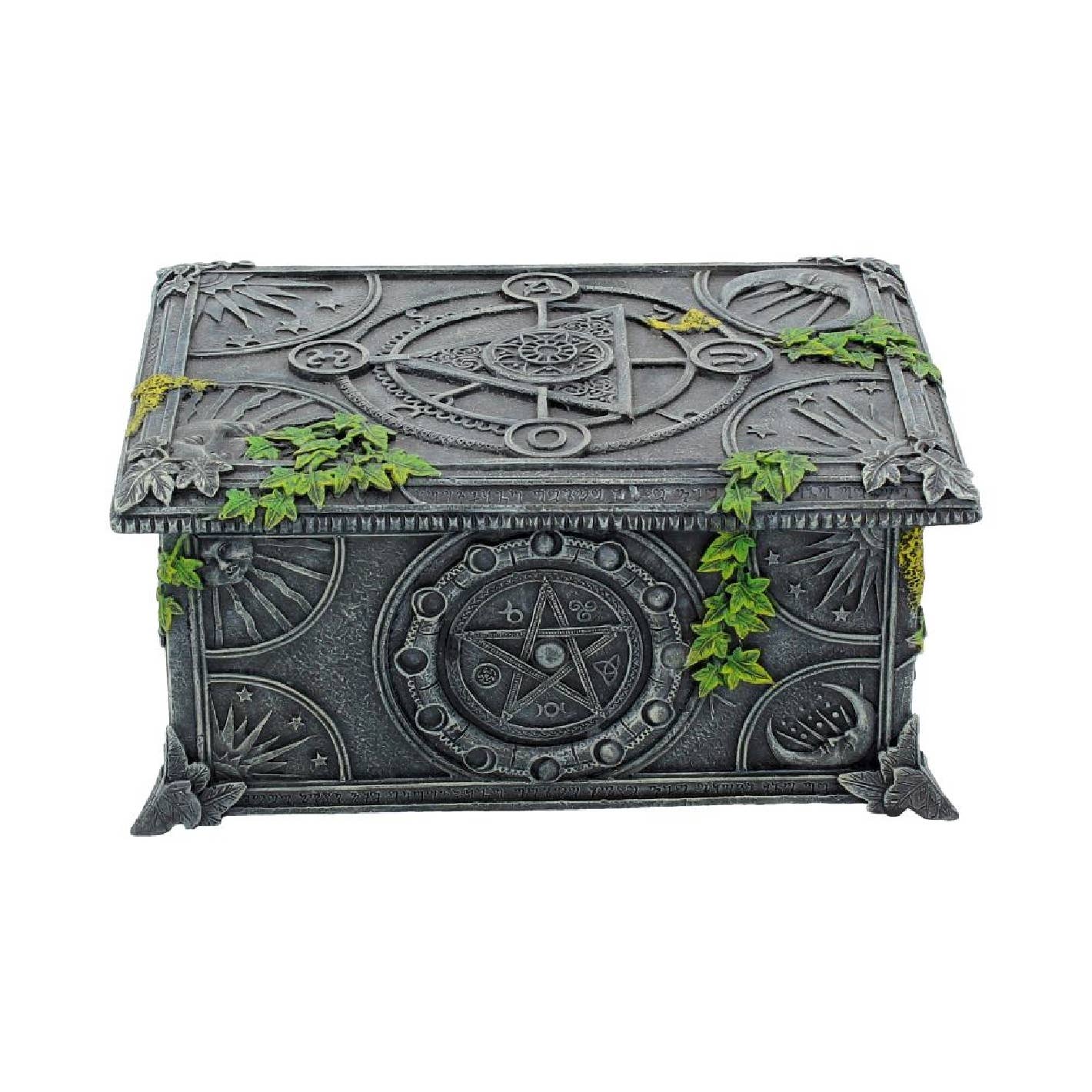 Nemesis Now - Scatola per tarocchi con pentagramma Wiccan da 17,5 cm