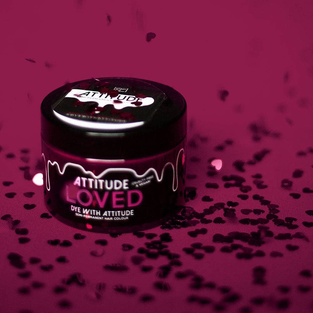Attitude Hair Dye - Tinta per capelli Loved Pink, vegana, non testata sugli animali