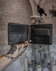 vampirefreaks - Portafoglio Bifold in Pelle con Catena