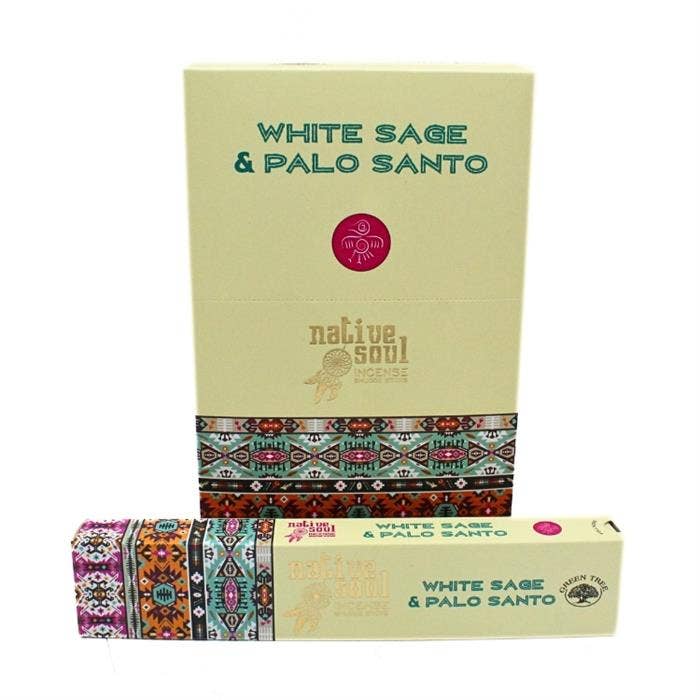Green Tree - Green Tree Native Soul Salvia bianca+Palo Santo 15 grammi