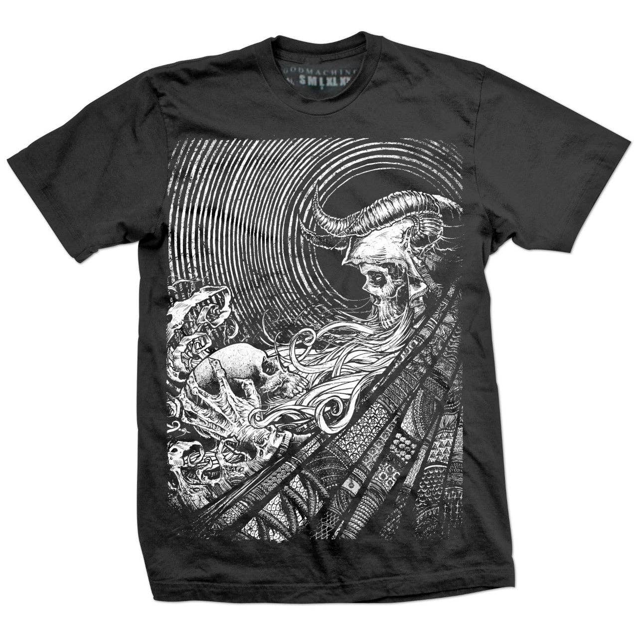 Godmachine T-shirt unisex con ritratto di signora