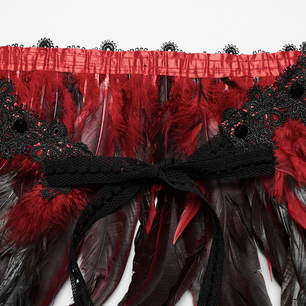 Punk rave Harness piume