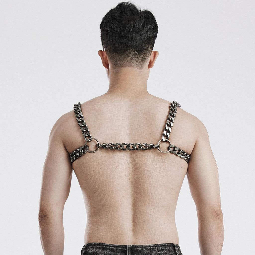 Punk rave harness catena