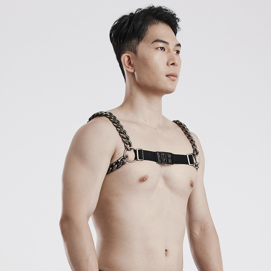 Punk rave harness catena