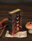 Diario in pelle vintage con stampa lunare