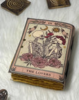 Diario in pelle vintage con stampa The Lover