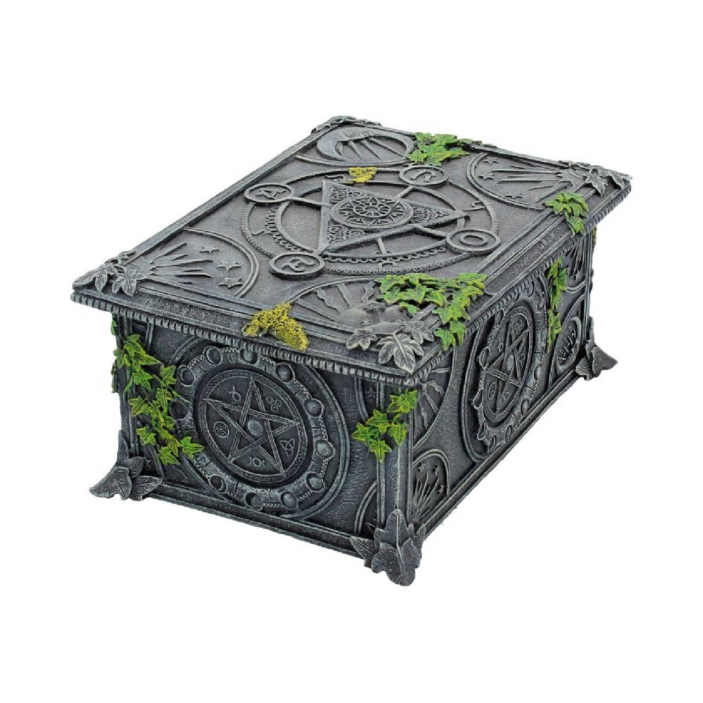 Nemesis Now - Scatola per tarocchi con pentagramma Wiccan da 17,5 cm