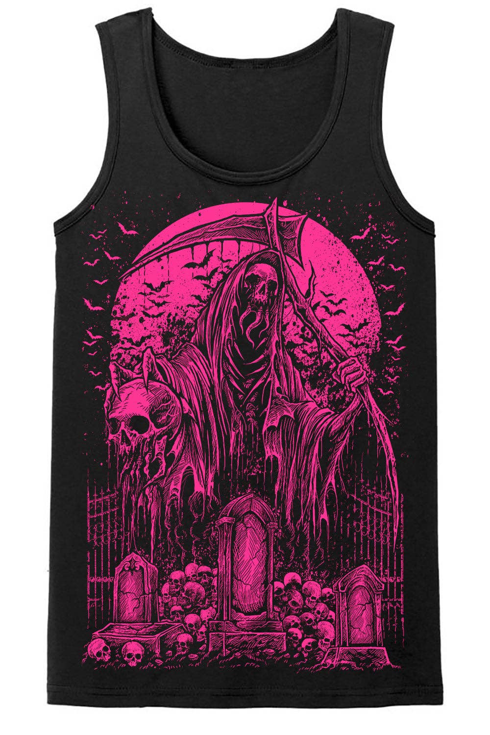 Maglietta Graveyard Grim Reaper