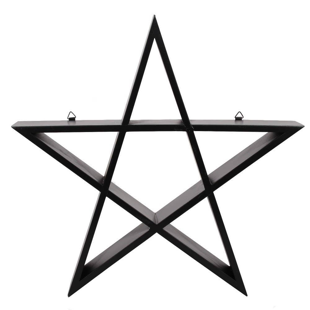 Mensola da parete gotica a pentagramma