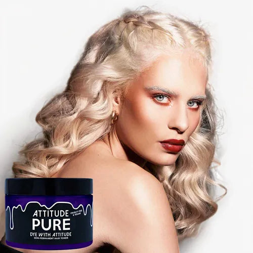 Attitude Hair Dye - tinta per capelli Pure (White Toner)vegana, cruelty-free
