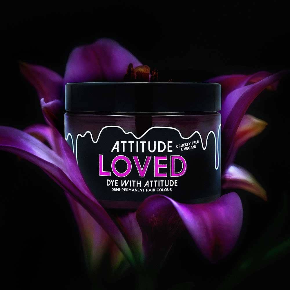 Attitude Hair Dye - Tinta per capelli Loved Pink, vegana, non testata sugli animali