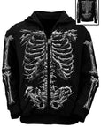 vampirefreaks - Felpa con cappuccio Dead Inside Skeleton