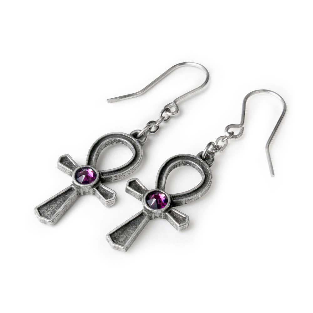 Alchemy England - Ankh di Osiride (Coppia di Orecchini Pendenti)