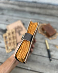 Diario in pelle vintage con stampa Book of Shadow