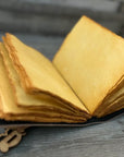 Diario in pelle vintage con stampa Book of Shadow