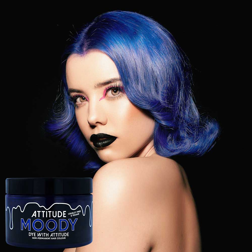 Attitude Hair Dye - Tintura per capelli Moody Blue - Vegana, cruelty-free