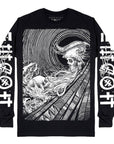 Godmachine T-shirt unisex a manica lunga con ritratto di una signora