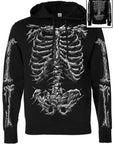 vampirefreaks - Felpa con cappuccio Dead Inside Skeleton