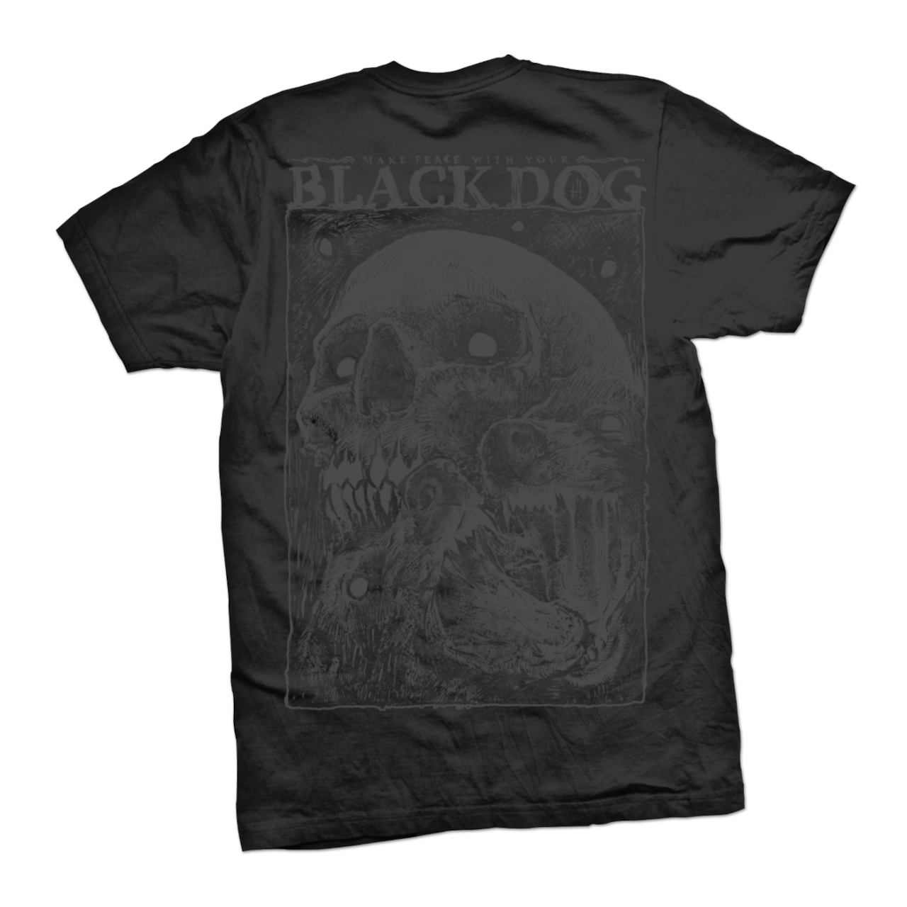 Godmachine T-shirt unisex Black Dog