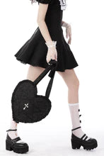 Borsa a tracolla con croce gotica a cuore "Dark in Love"