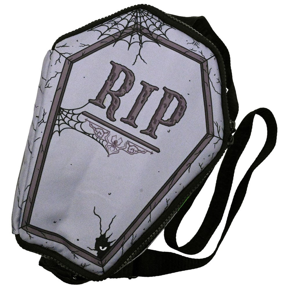 SPOOKY RIP COFFIN INSULATED LUNCH BAG