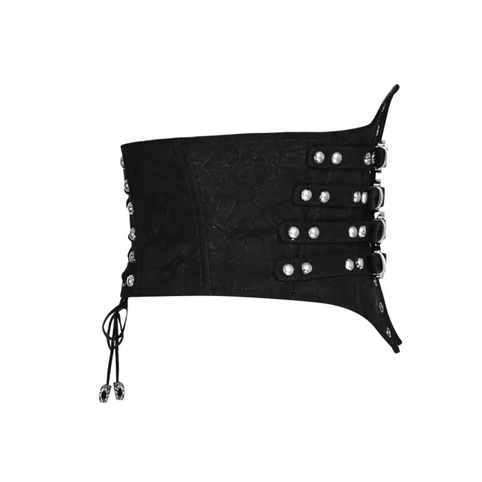 Punk rave corsetto con rivetti
