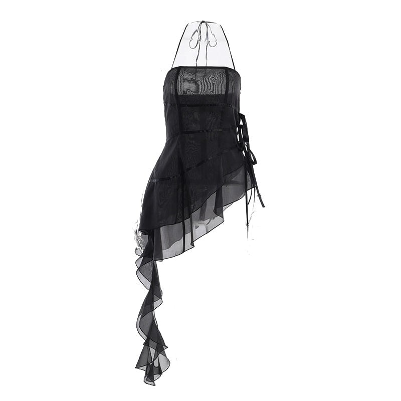 Vestito Black Wave