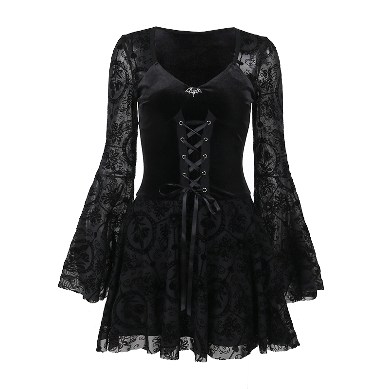 Vestito Flower of the Night