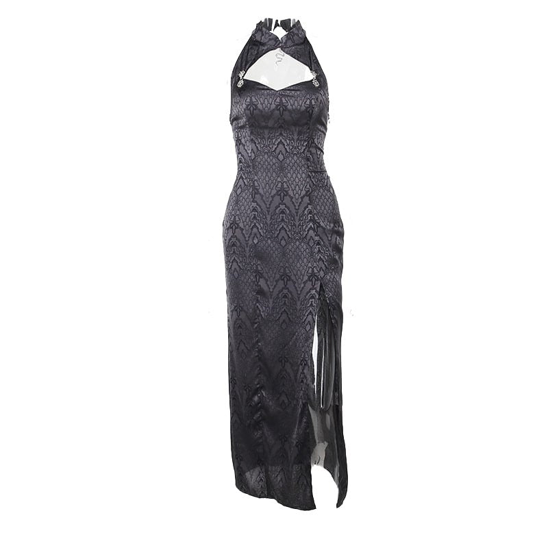 Vestito Grey Cheongsam