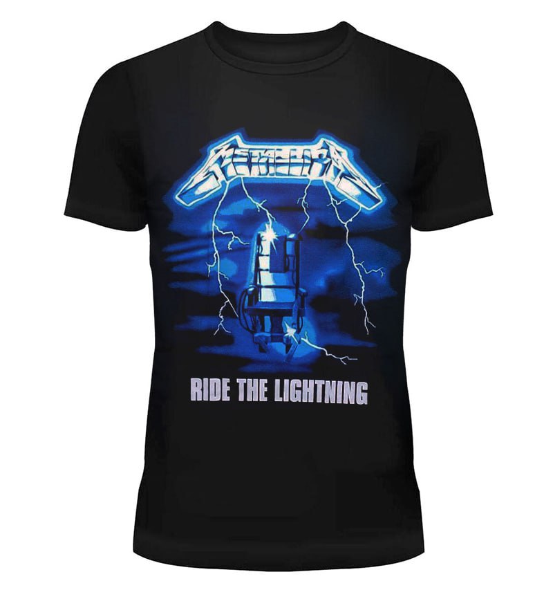 T-shirt Metallica Ride the Lightning
