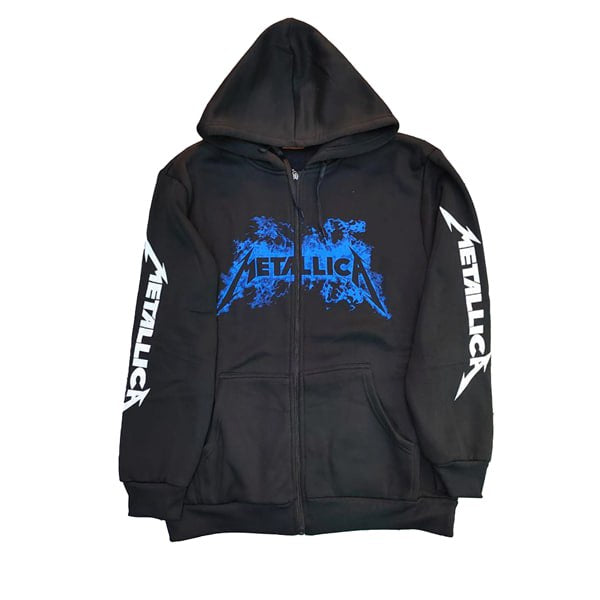 Hoodie Metallica Ride the Lightning 2 layer con stampe