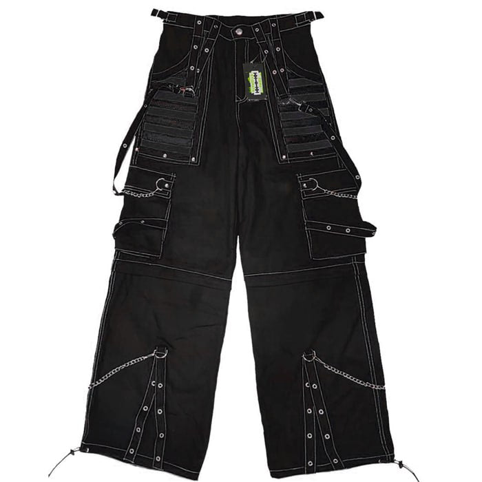 Pantaloni Cargo Black Net
