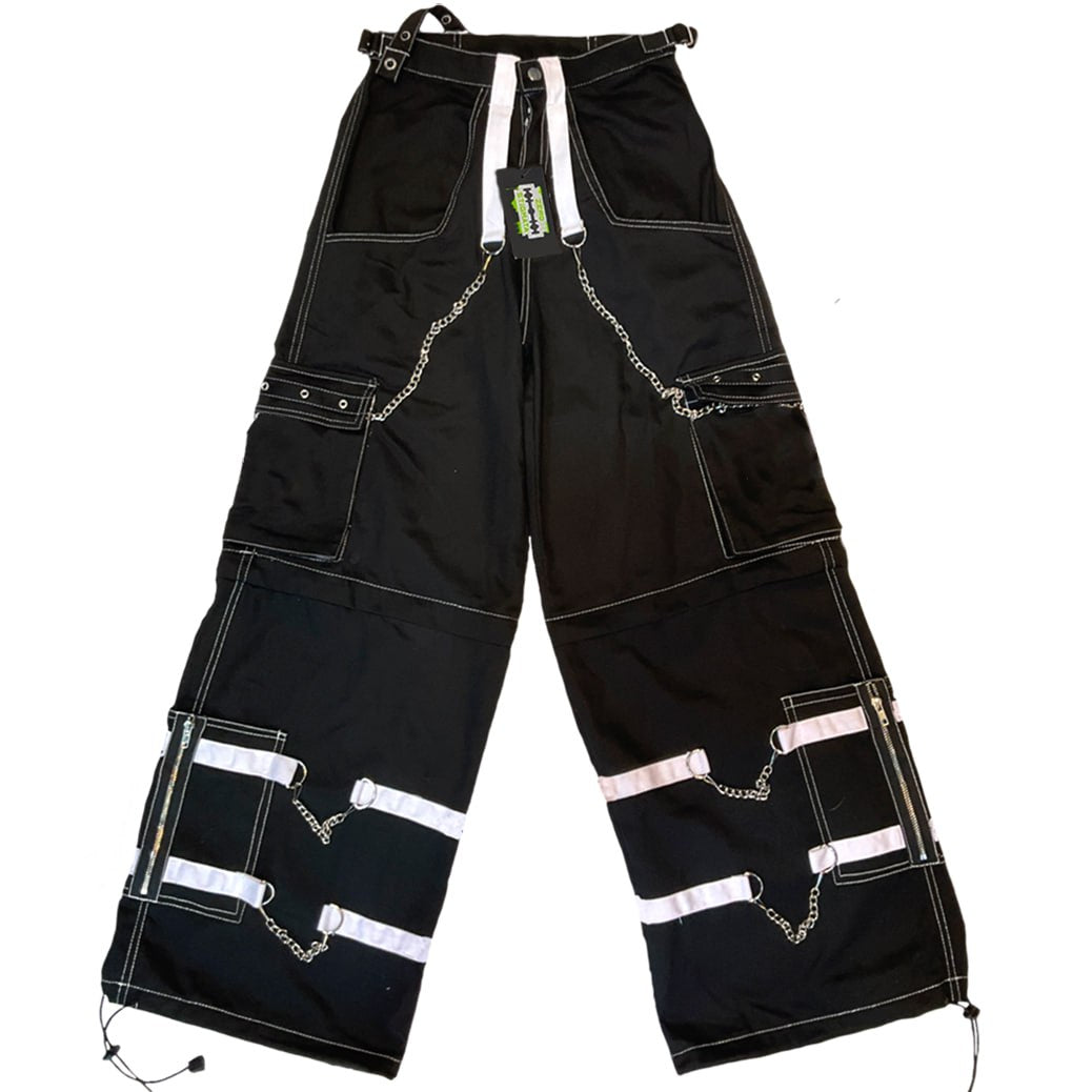 Pantaloni Cargo Black & White