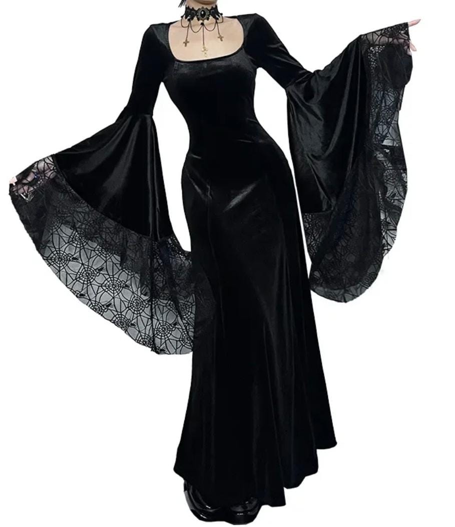 Vestito Goth romantic long