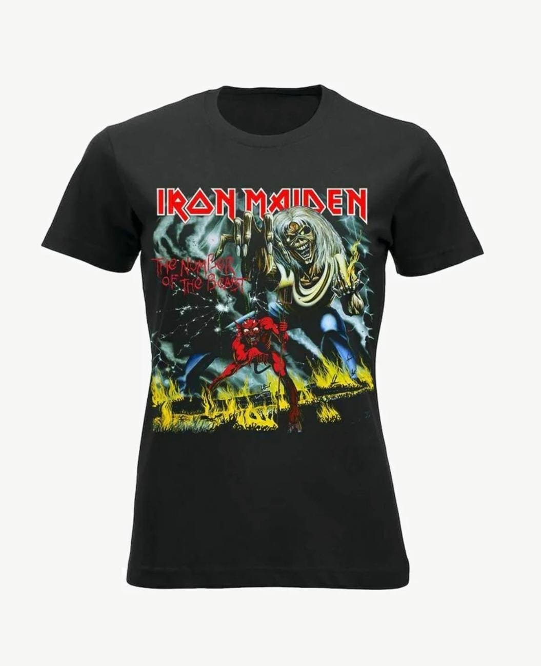 T-shirt Iron maiden the number of the beast