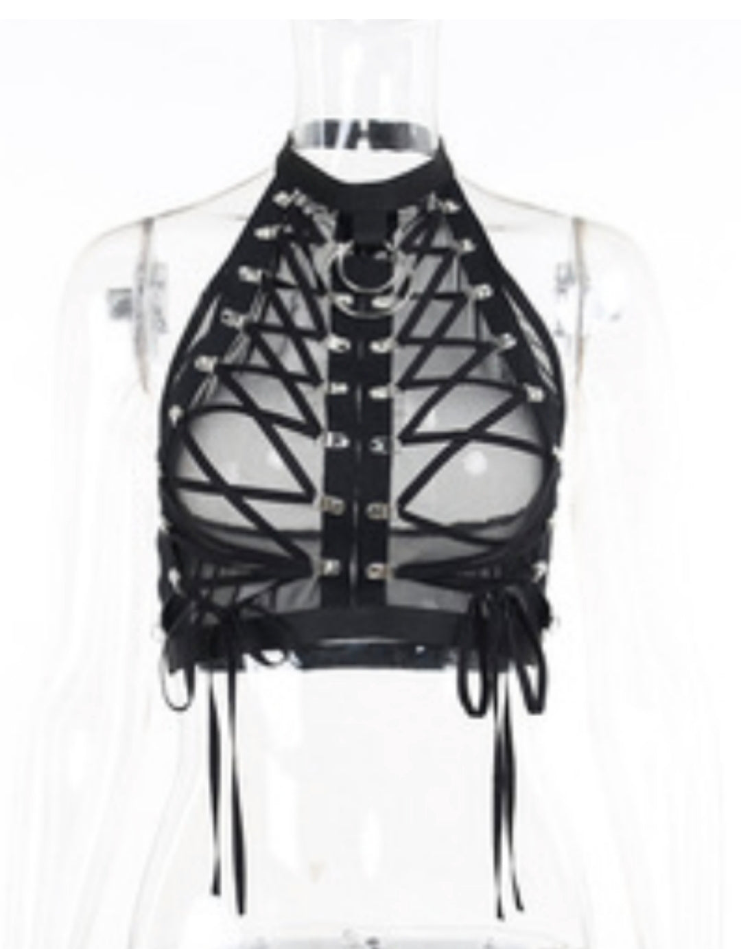 Sleeveless lace Top