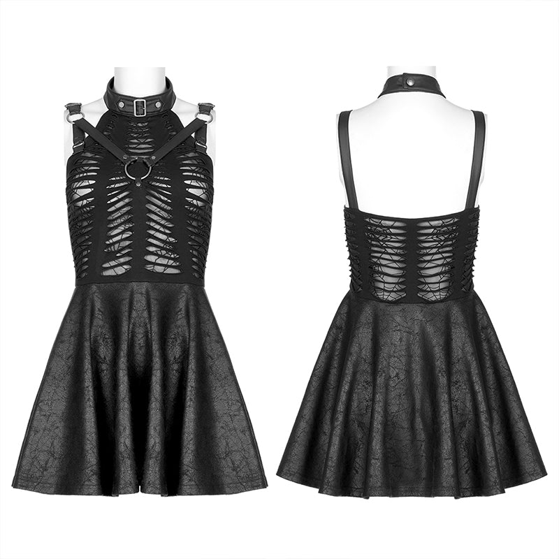 Vestito corto Goth