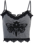 Crop Top Grey Moth