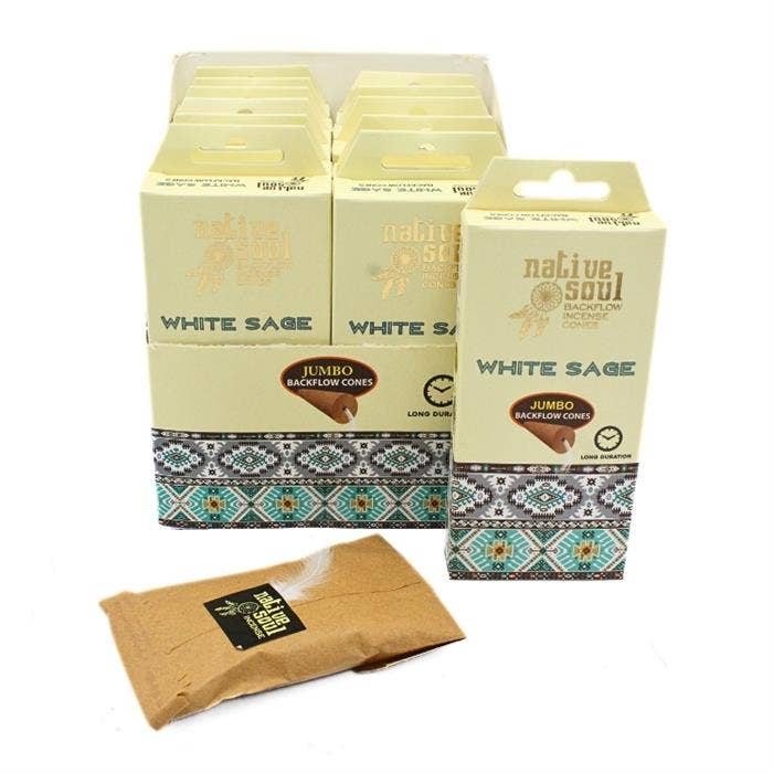 Green Tree - Native Soul Coni Jumbo Backflow Bianco Salvia