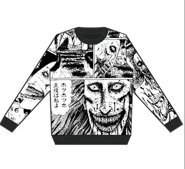 Heroes Inc. Europe B.V. - Junji-Ito - Maglione lavorato a maglia con motivi sorridenti